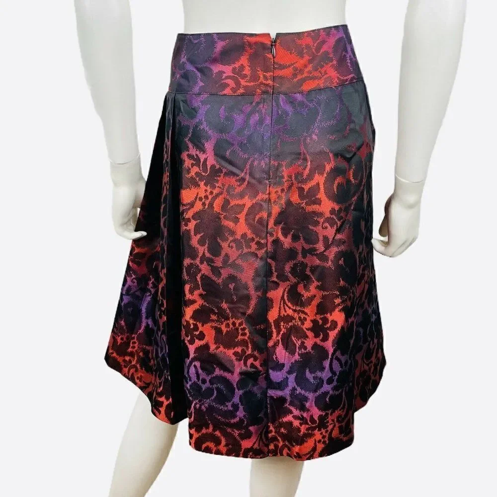Lane Bryant A Line Skirt 20 Plus Size Metallic